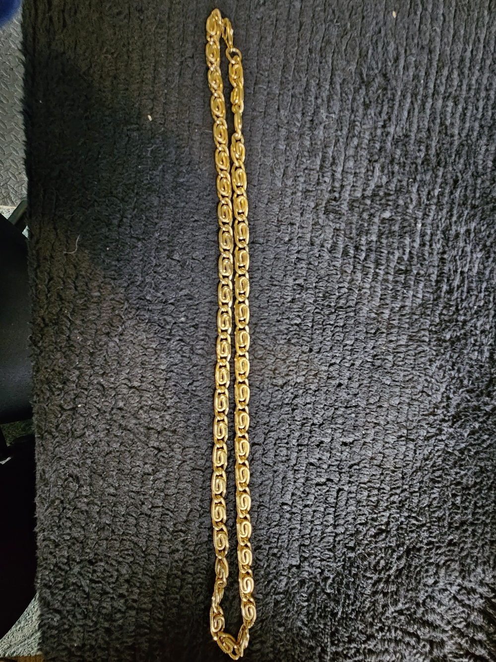 Chunky Gold Chain Necklace 16 Inches